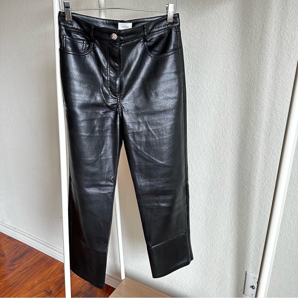 Aritzia Vegan Leather Pants